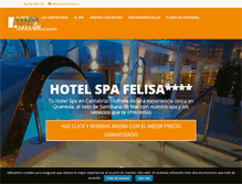 Tablet Screenshot of hotelfelisa.com